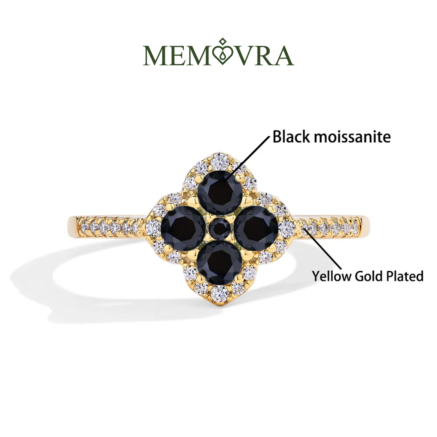 Radiant Charm Moissanite Party Ring